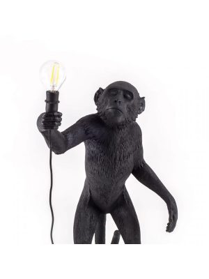 LIGHTING - Monkey Lamp Standing Black